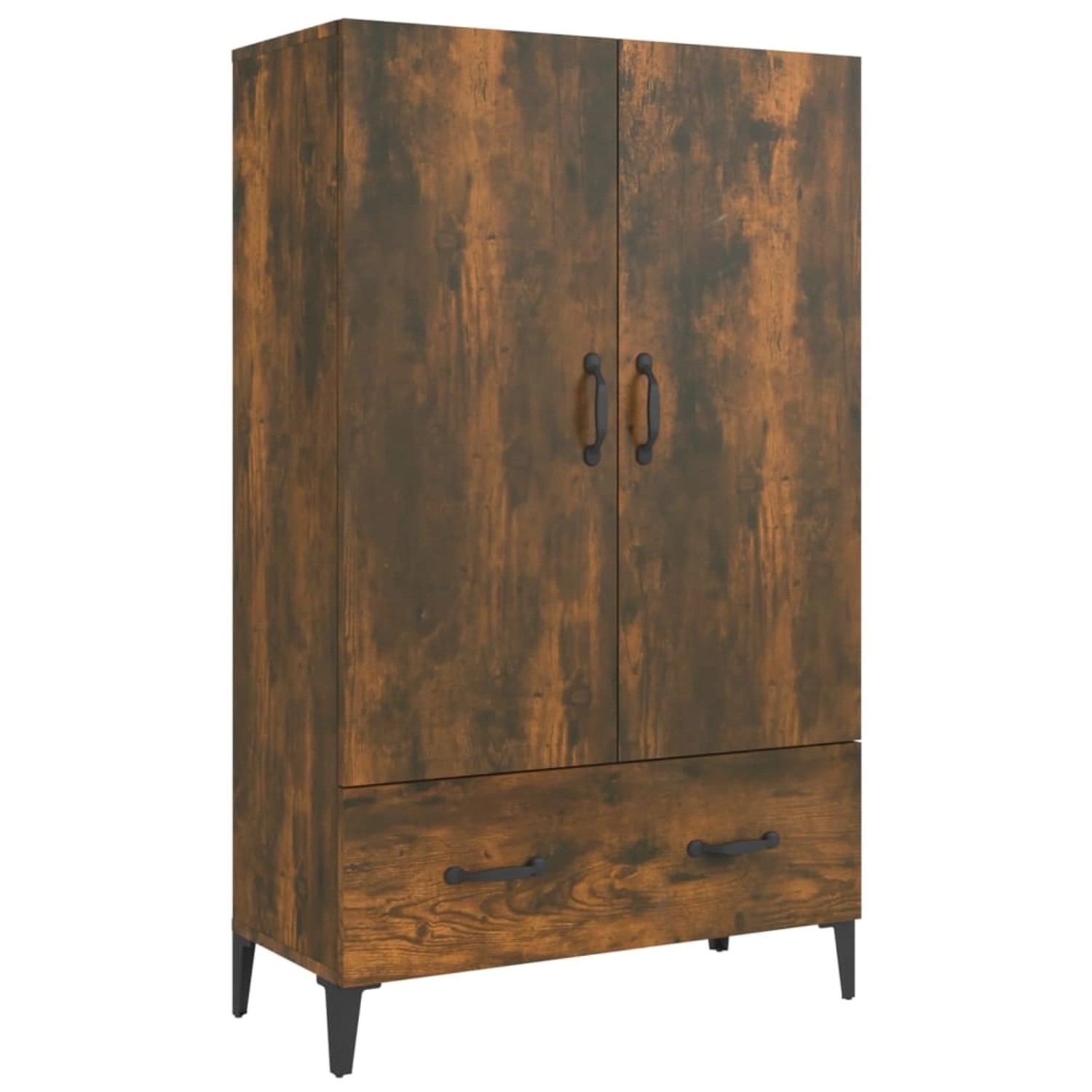 vidaXL Highboard Räuchereiche 70x31x115 cm Holzwerkstoff 817474 günstig online kaufen