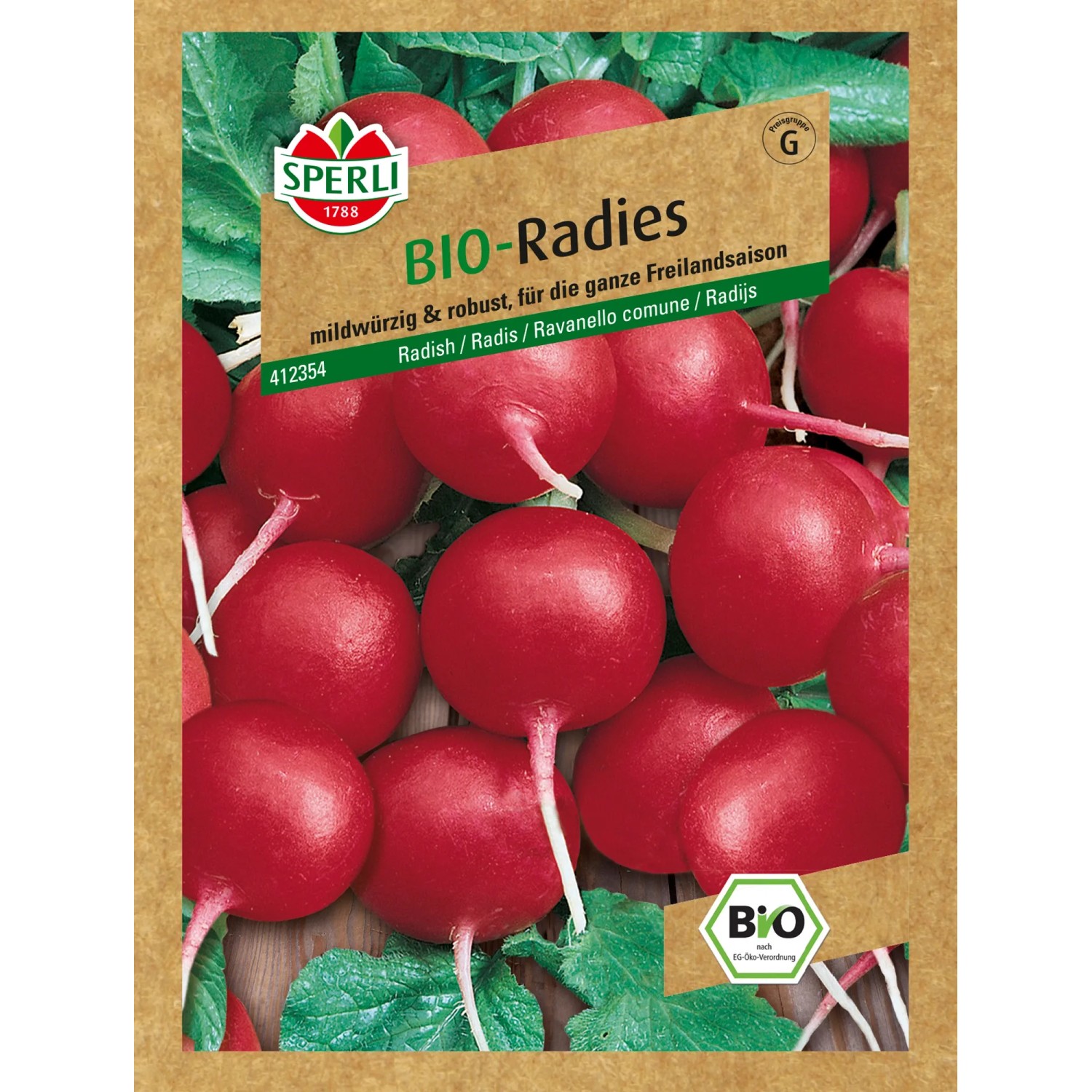 Sperli Bio-Radieschen "Cherry-Belle"
