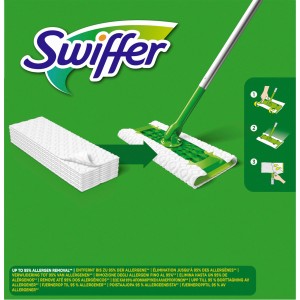 Swiffer Trockentücher Nachfüllpackung, 72 Stück für den Swiffer Bodenwischer.