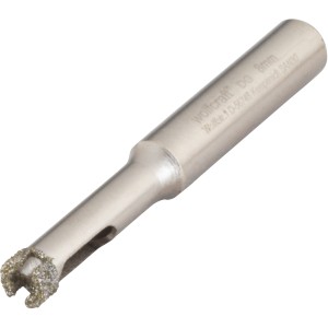 Wolfcraft Diamant-Bohrer Ceramic, 8 mm für präzise Fliesenbohrungen mit Akkuschrauber.