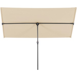 Schneider Balkonschirm Avellino, 130x180 cm, beige, mit Dreh- und Neigungsfunktion.