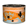 Lucky Lou Katzen-Nassfutter Adult Geflügel & Shrimps, 200g Dose.