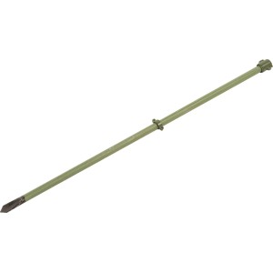 Grüner Universalstab, 1250 mm lang, für Zaunbau & Sichtschutz, mit angespitztem Ende.