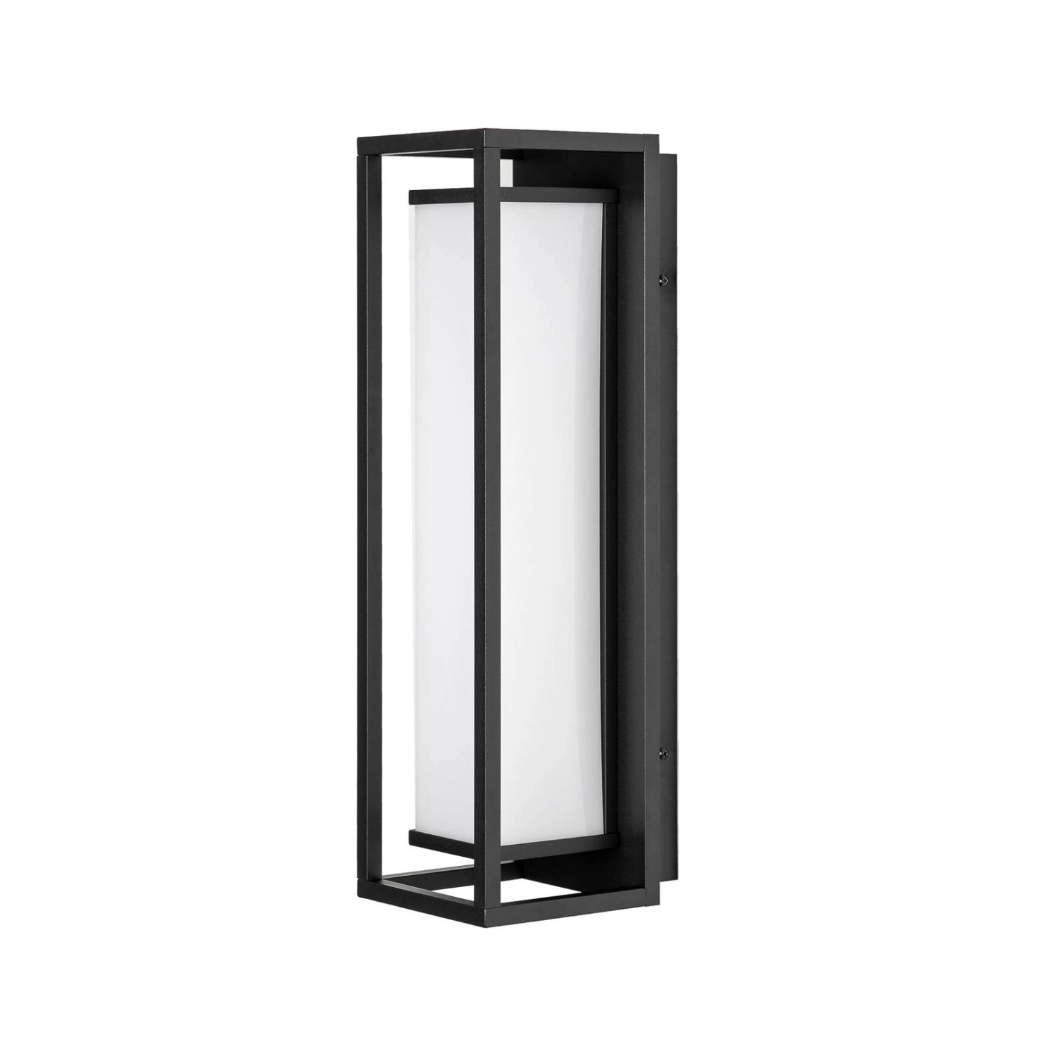 Lucande LED Wandleuchte Außen Banetti 5257005 Spritzwassergeschützt Modern in Schwarz aus Aluminium 1-flammig