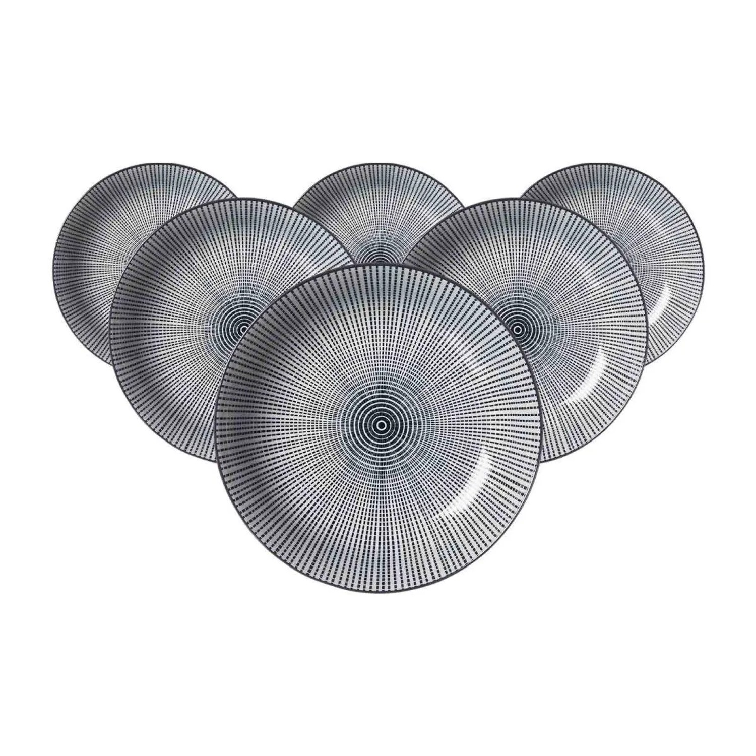 Ritzenhoff & Breker Takeo Stripes Suppenteller 20,5 cm 6er Set