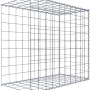 Gabiona Anbaukorb Typ 2, 90x100x50cm, Maschenweite 10x10cm, Drahtgitter für Gabionen.