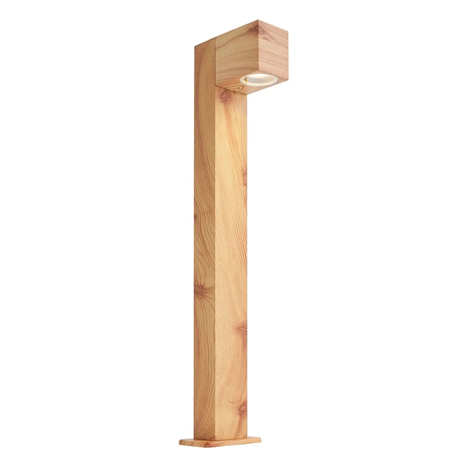 QAZQA Außenleuchte Aluminium mit Holzdruck mit Erdspieß und Kabelverschraubung 65cm IP44 Baleno_9