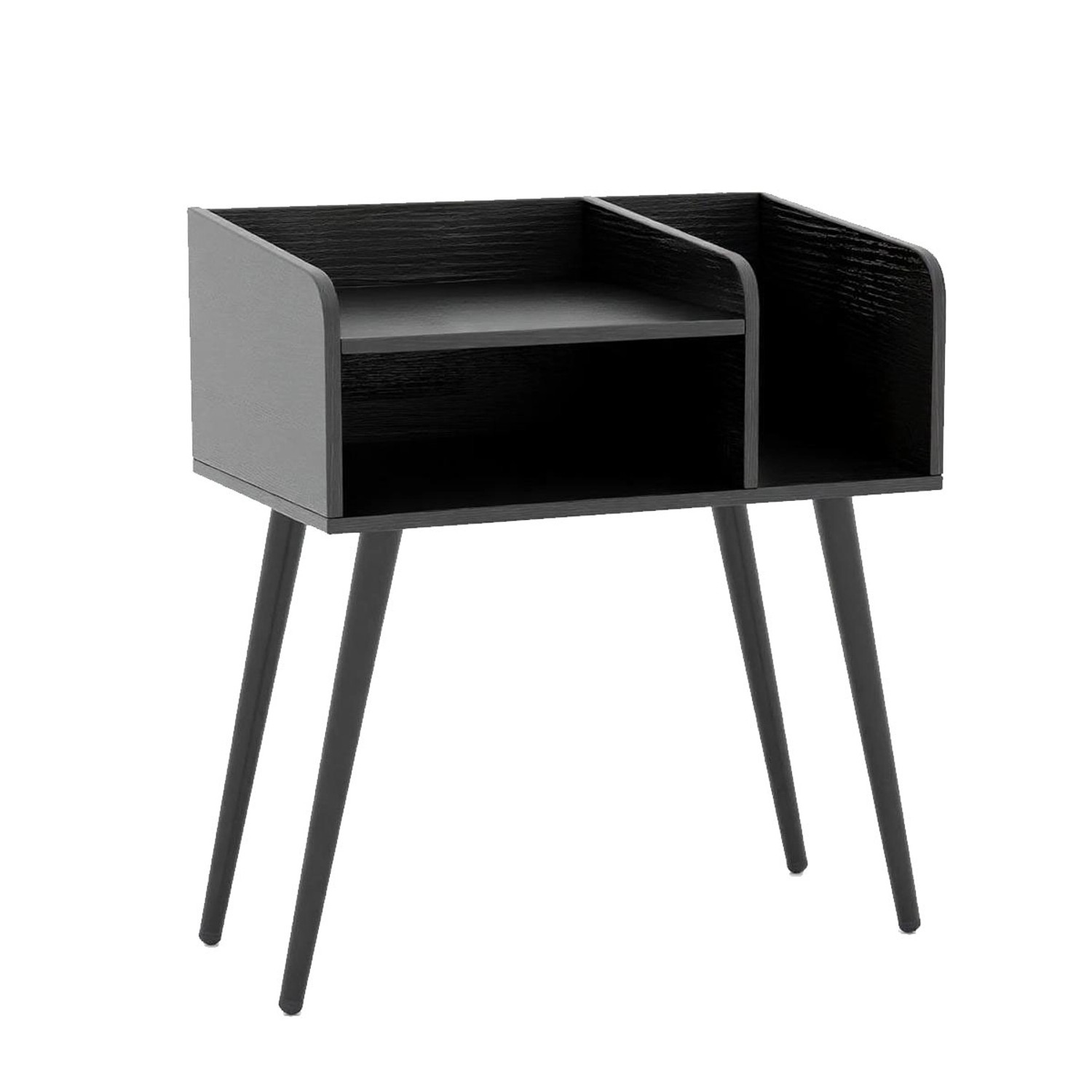 Costway Nachttisch 50 x 32 x 58 cm Schwarz günstig online kaufen