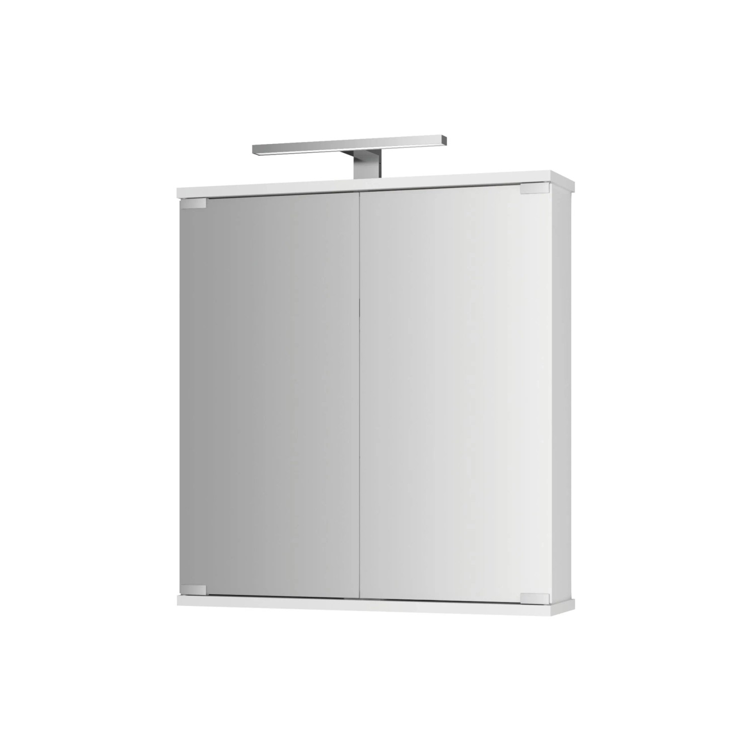 Jokey Spiegelschrank Kandi LED 60 cm x 70,2 cm Hochglanz Weiß