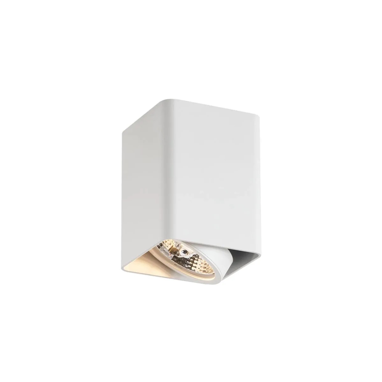 QAZQA Design Aufbaustrahler Weiß GU10 70mm Dreh  und Schwenkbar Vox