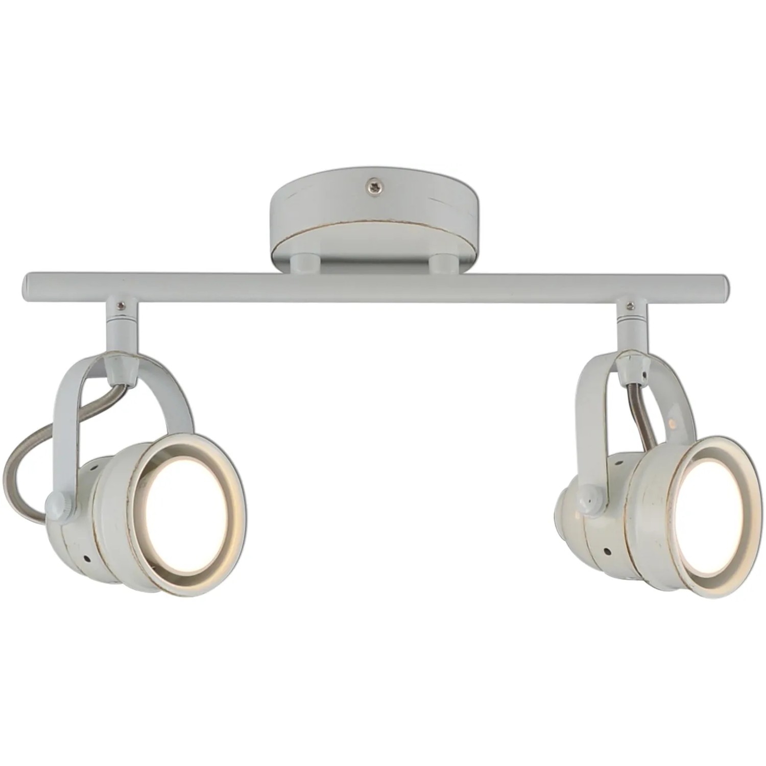 Näve LED-Spot Agona, 2-flammig, weiß antik. Deckenleuchte mit zwei Strahlern.