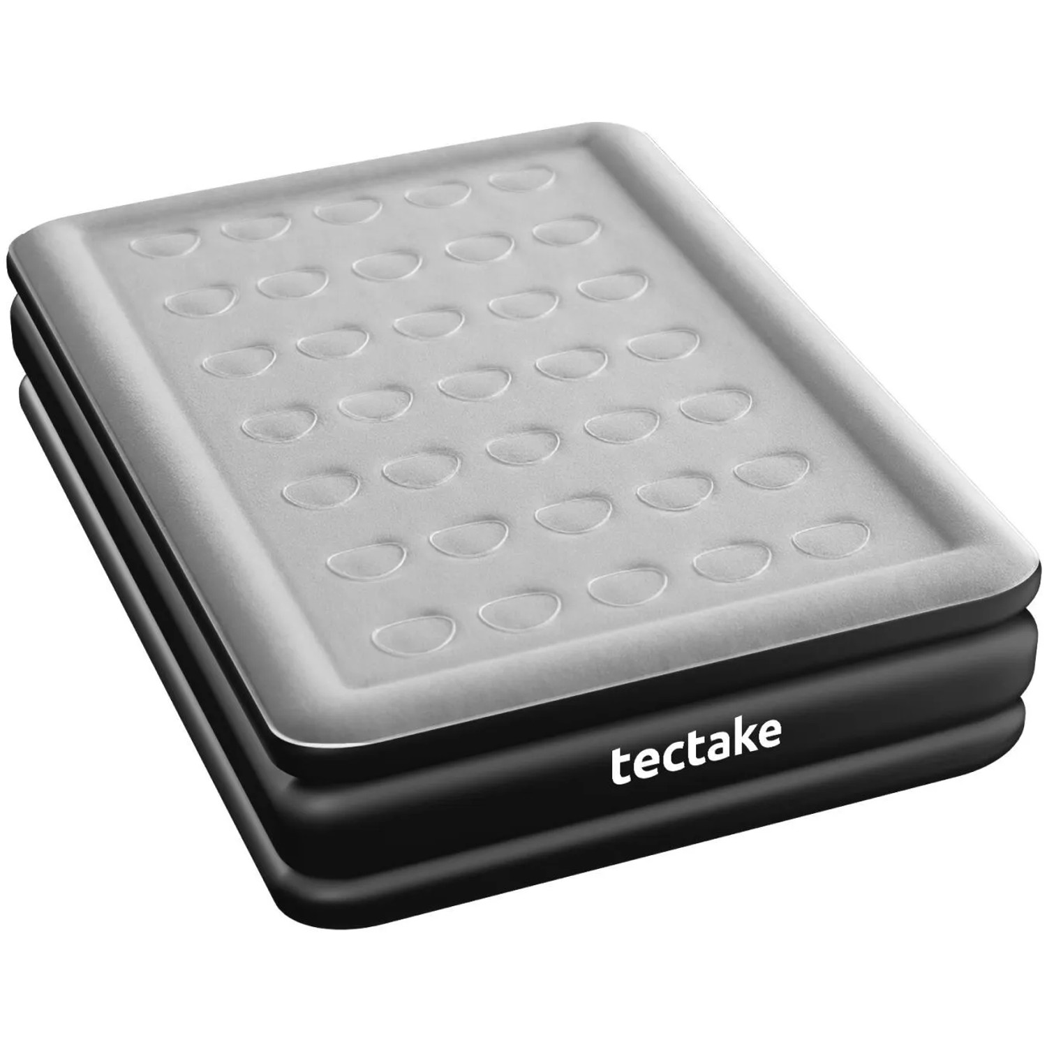 Tectake Aufblasbare Matratze Airdreams Für 1 Oder 2 Personen Mit Eingebauter Elektrischer Pumpe  Selbstaufblasend In 2 Minuten 200 x 148 x 44 cm 200 x