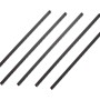 5 LUX Stiftsägeblätter für Holz, 150 mm, geeignet für Handsägen & Feilen.