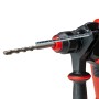 Einhell Akku-Bohrhammer Herocco 36/28 mit Tiefenanschlag und eingesetztem Bohrer.