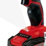 Detailaufnahme: Einhell Akku-Schlagbohrschrauber TE-CD 18/2 Li-I mit LED-Licht und Akku.