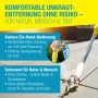 Gloria Thermoflamm bio Comfort Plus Unkrautbrenner mit Gaskartusche im Einsatz.