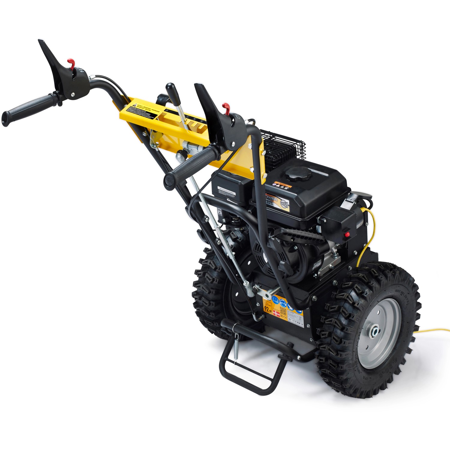 Texas Combigerät 800 TG Basis mit 80 cm Bürste, gelb/schwarz, Kehrmaschine für vielfältige Reinigungsarbeiten.