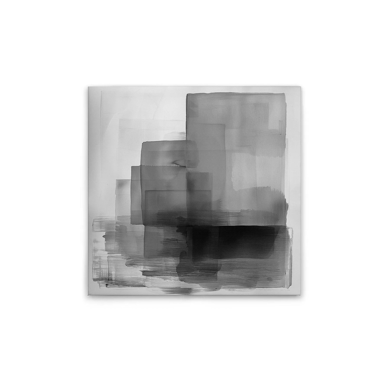Tadessi Leinwandbild - M1-No.52106 - Aquarell Gemälde - 50 x 50 cm - Quadratisch