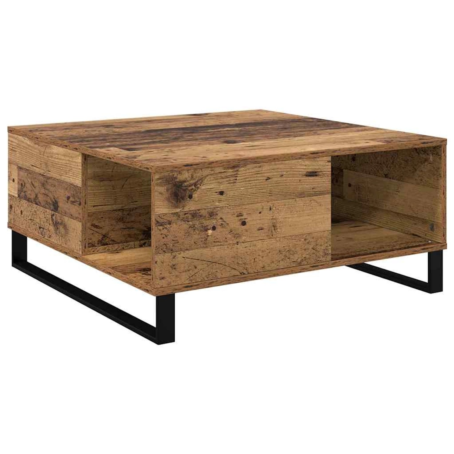 vidaXL Couchtisch Altholz 80 x 80 x 36,5 cm Holzwerkstoff 881669 günstig online kaufen