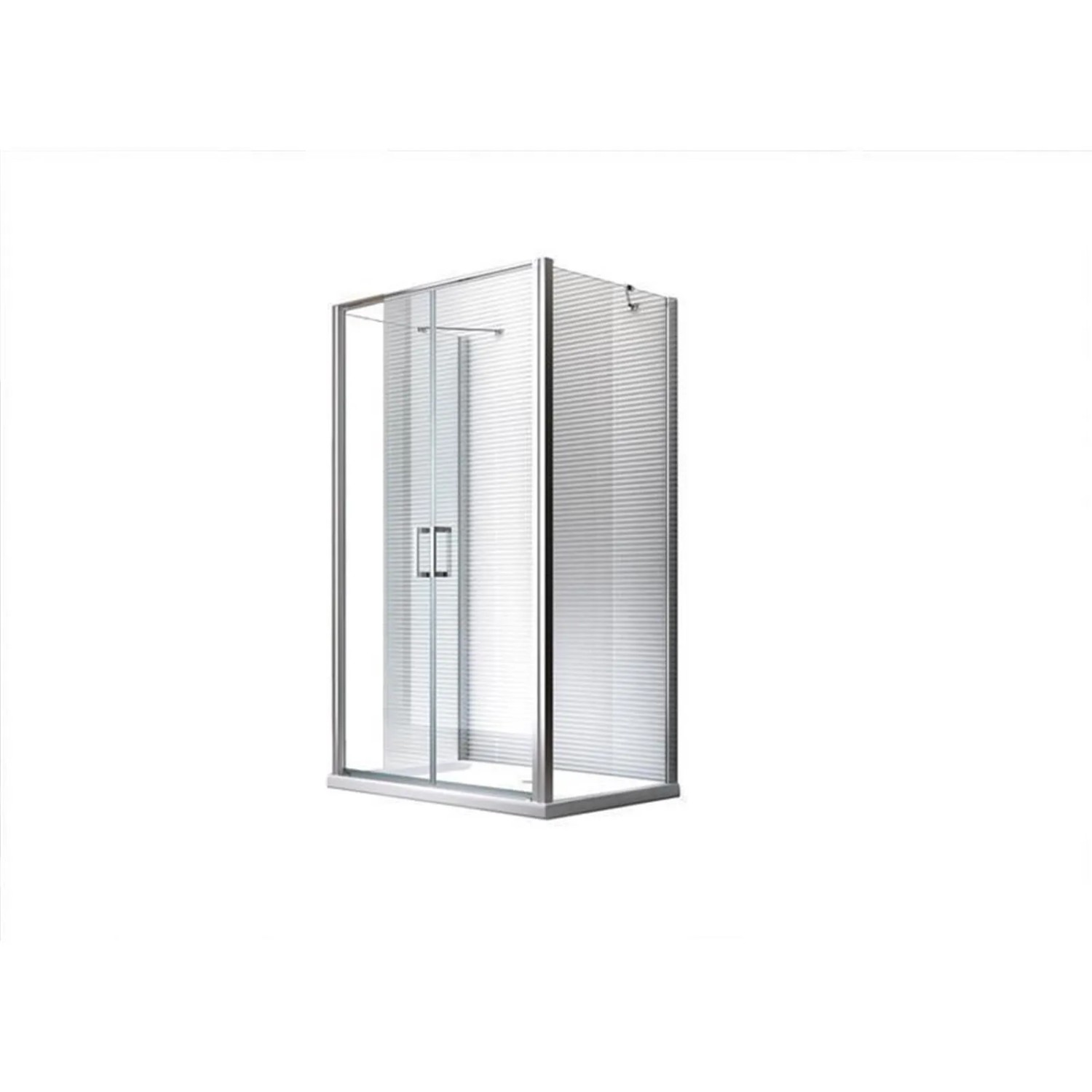 Glaszentrum Hagen 90x100x90x195cm Mille Duschkabine 8mm/6mm ESG Glas