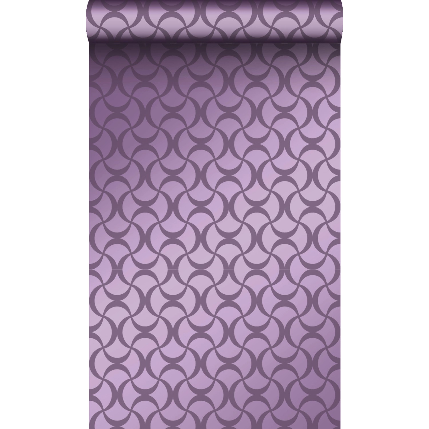 Origin Wallcoverings Tapete Grafisches Muster Lila 53 cm x 10,05 m 345736 günstig online kaufen