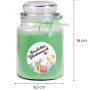 Duftkerze "Happy Birthday" im Glas mit Aufschrift und Schleife, Coconut Limes.