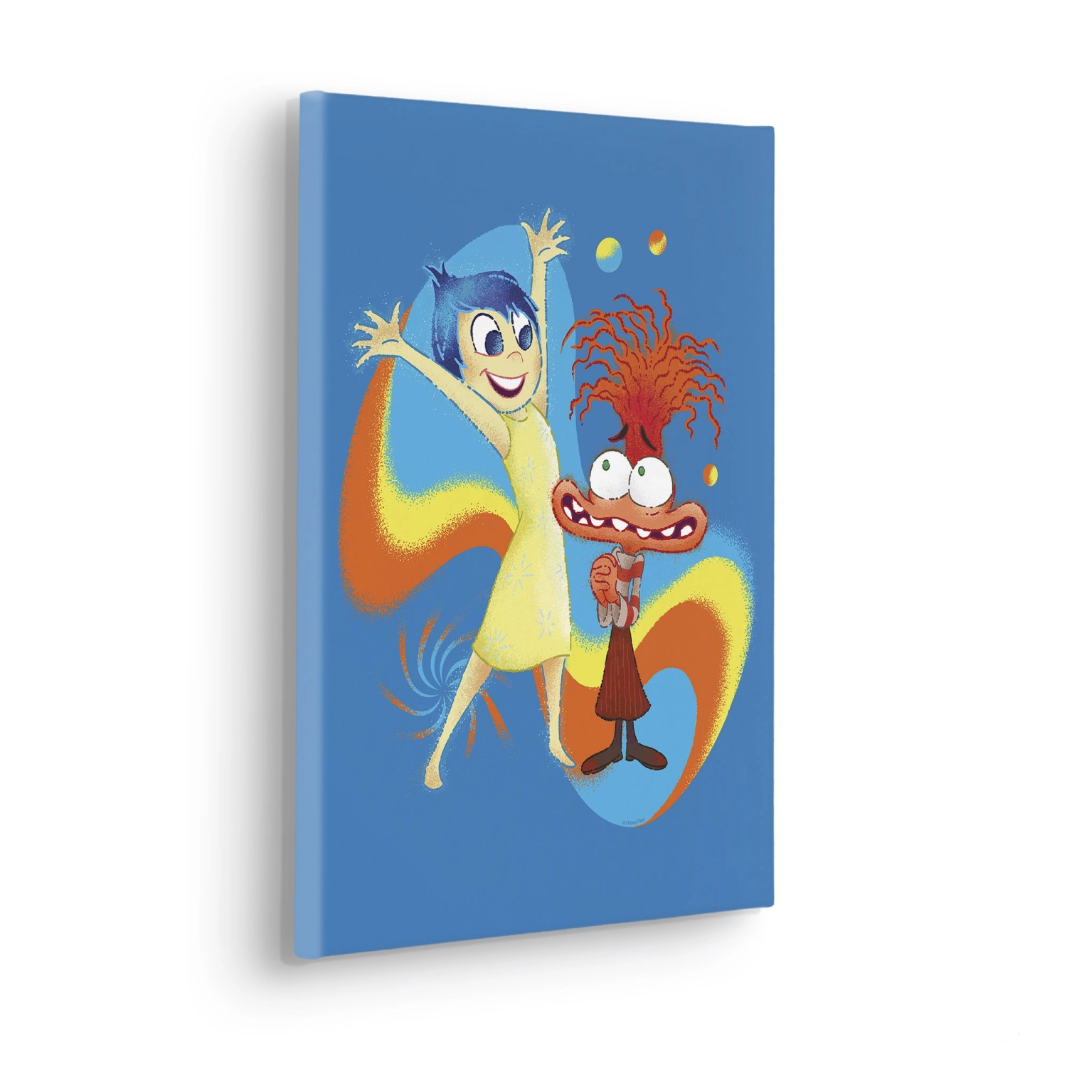 Komar Keilrahmenbild Disney and Pixar Inside Out Think Positive Blau günstig online kaufen