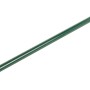 Grüne Zaunstrebe mit Schelle (Ø 34 mm, 1150 mm) zur Zaunpfahl-Stabilisierung.