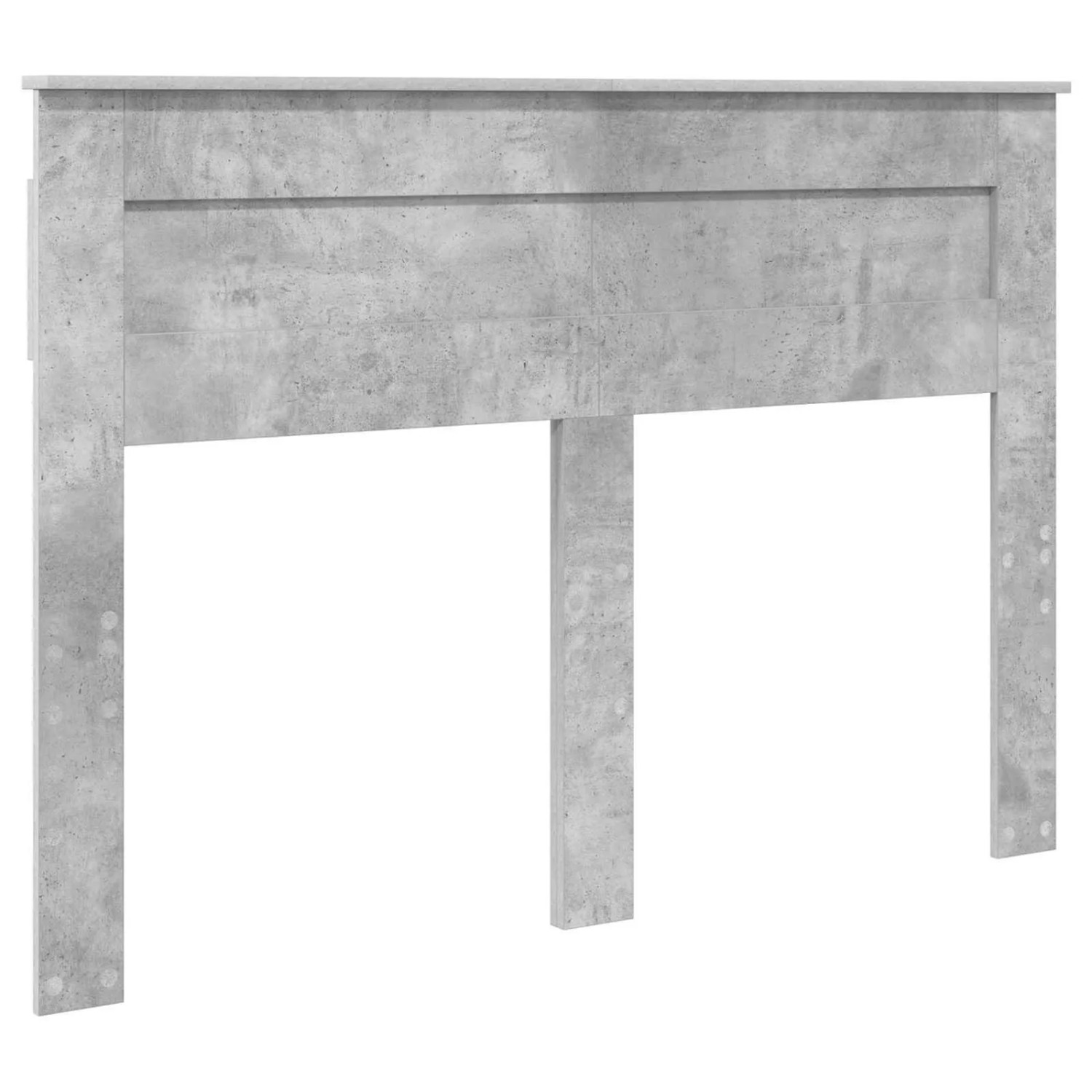 vidaXL Kopfteil mit Kopfteil Beton Grau 140 cm Holzwerkstoff 888112