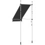 vidaXL Einziehbare Markise Handbetrieben 100 cm Anthrazit 145832_5