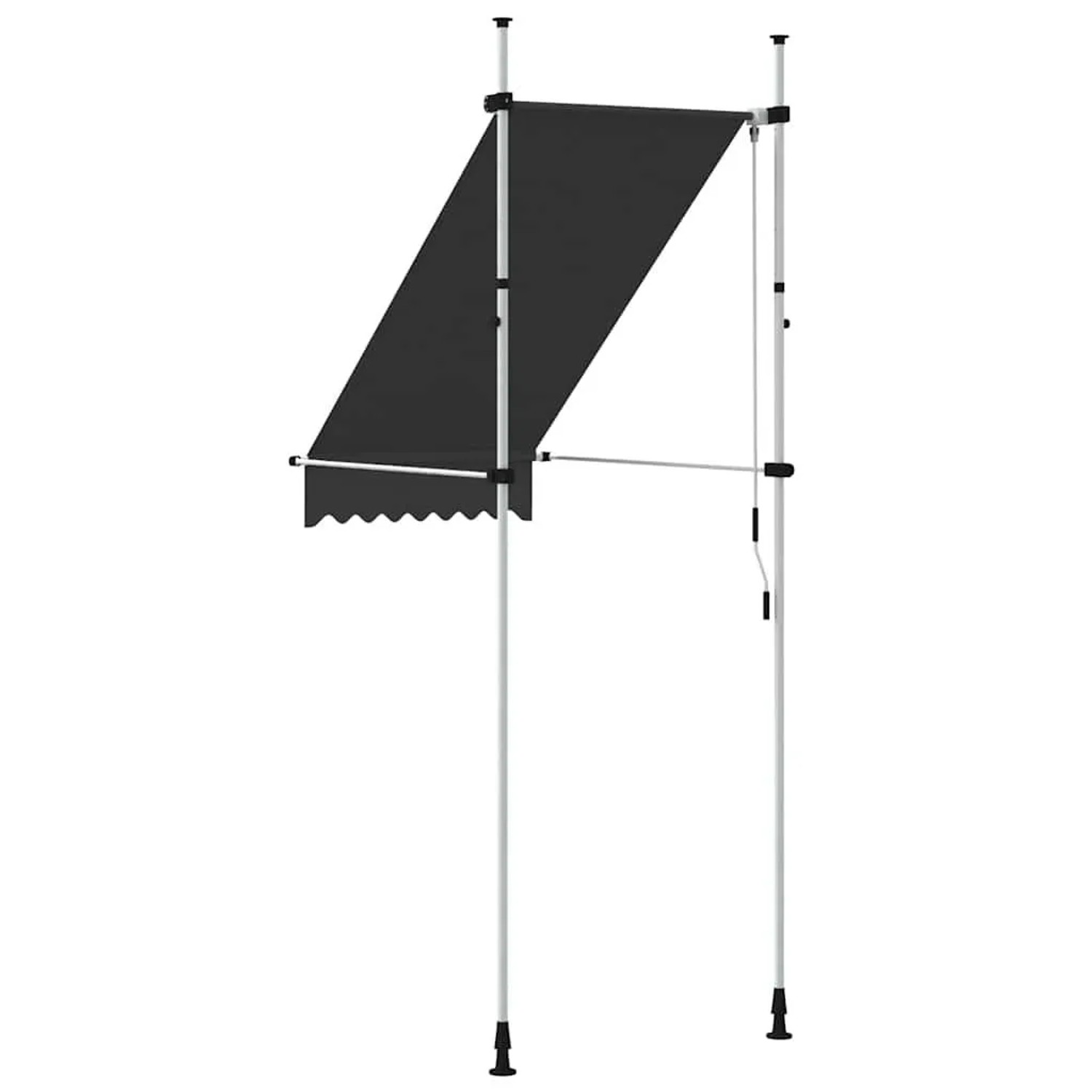 vidaXL Einziehbare Markise Handbetrieben 100 cm Anthrazit 145832_5