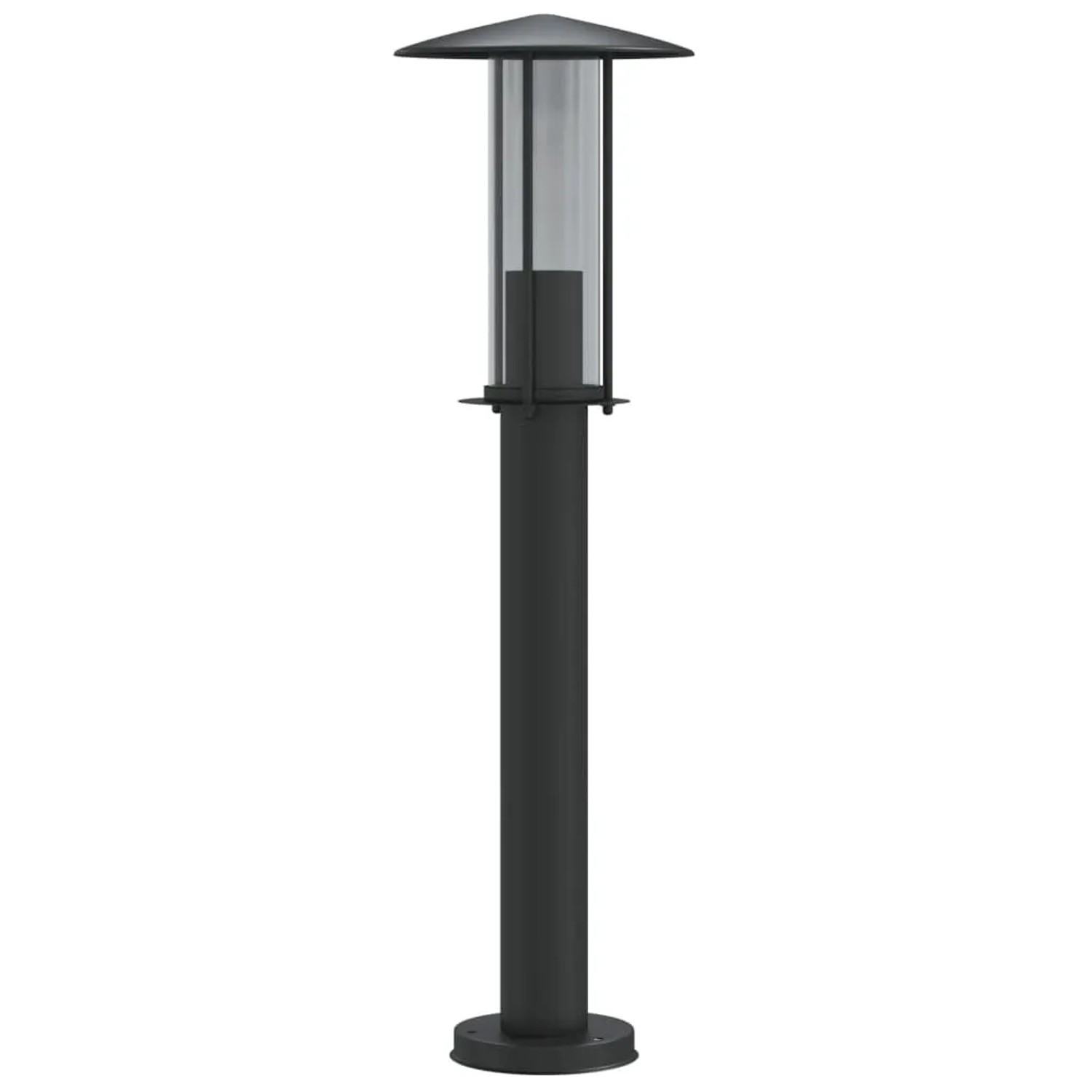 vidaXL Wegeleuchte Schwarz 60 cm Edelstahl 4006353