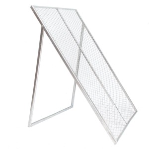 TRUTZHOLM XL Durchwurfsieb, Kompostsieb aus feuerverzinktem Metall, 115x75 cm.