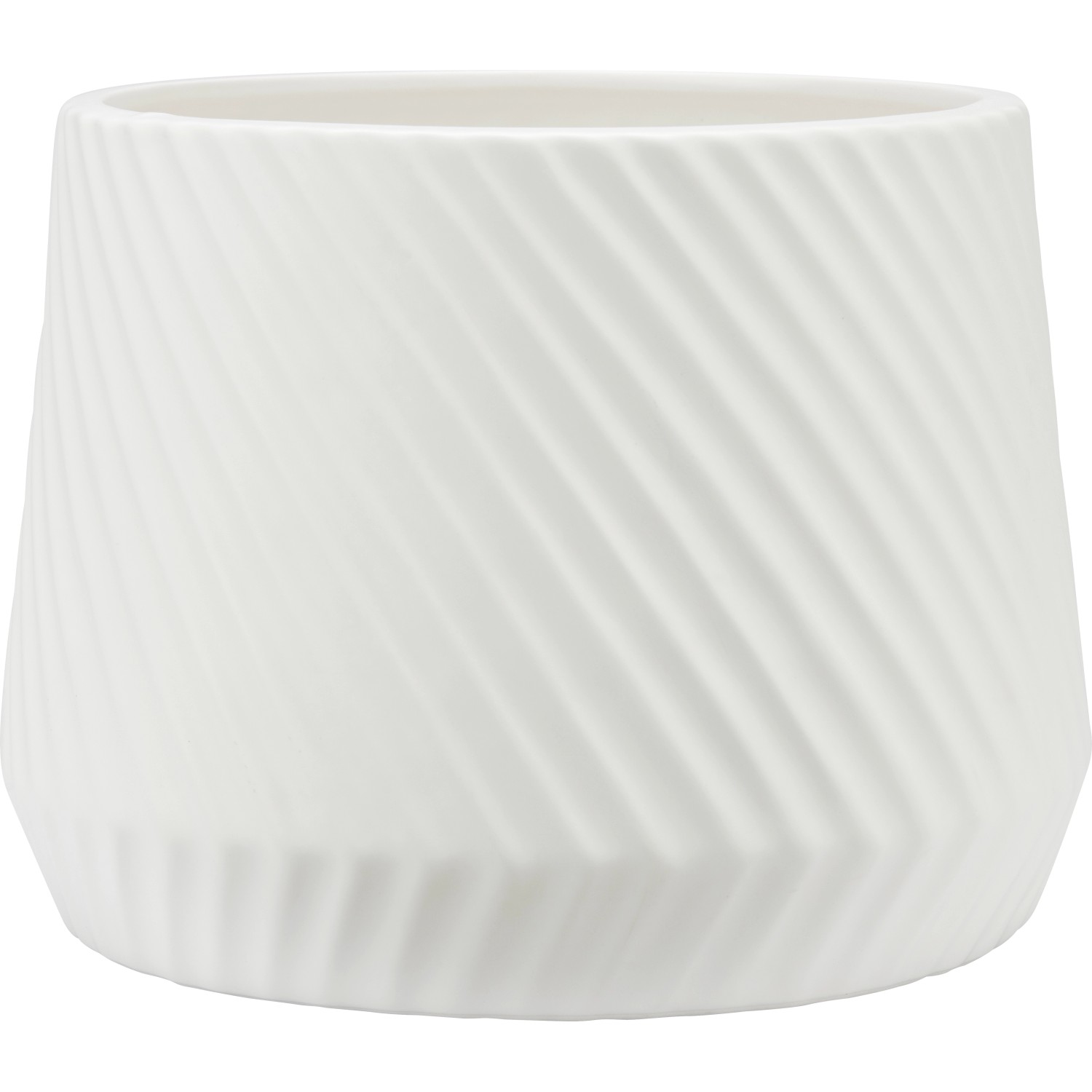 Pflanztopf Ø 23 cm Weiß Dolomit günstig online kaufen