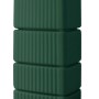 Grüner 4rain Slim Regenwassertank 330 l mit Zubehör und Auslaufhahn.