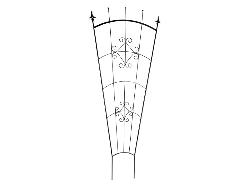 OBI Rank-Spalier Fächer 180 × 75 cm · Dunkelgrau – Produktbild 1 von 1
