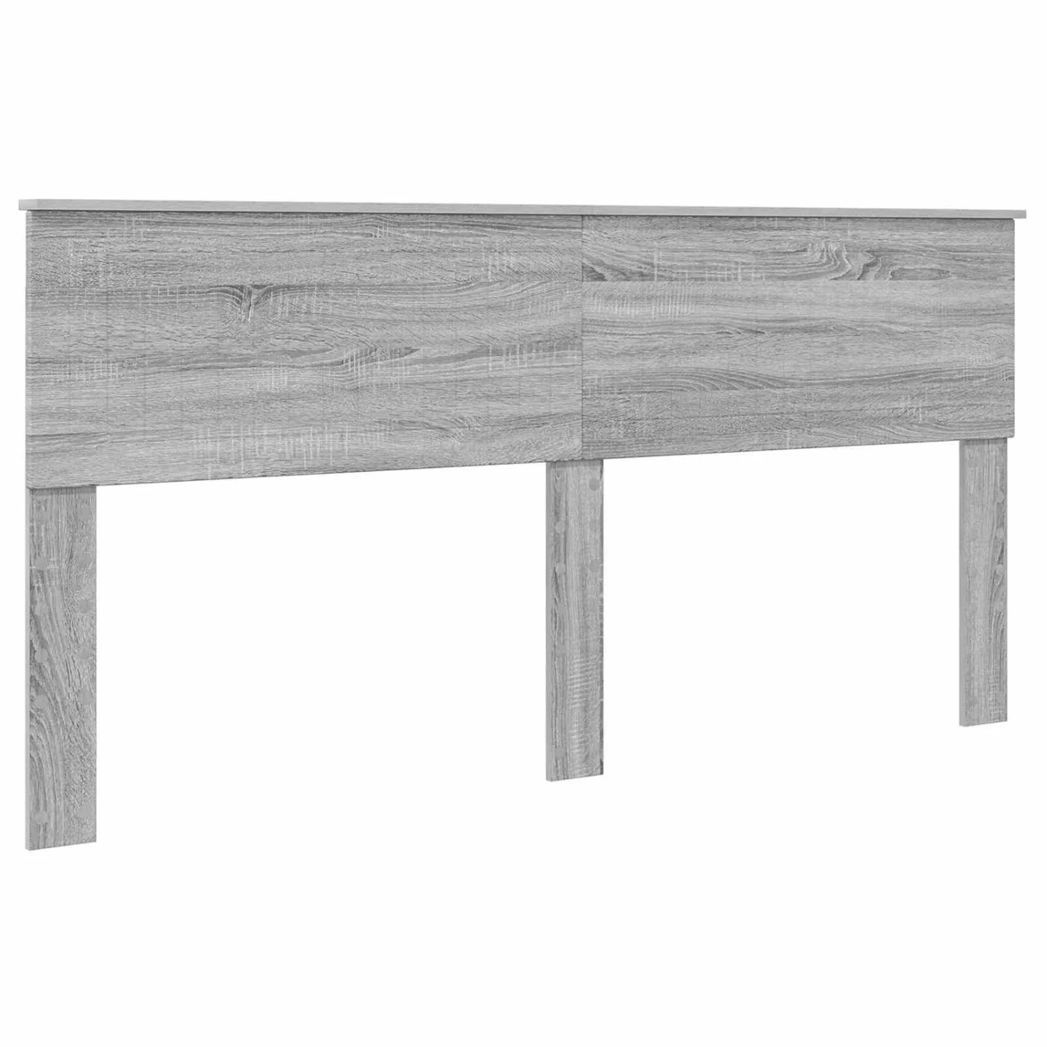 vidaXL Kopfteil mit Kopfteil Graues Sonoma 180 cm Holzwerkstoff 888392