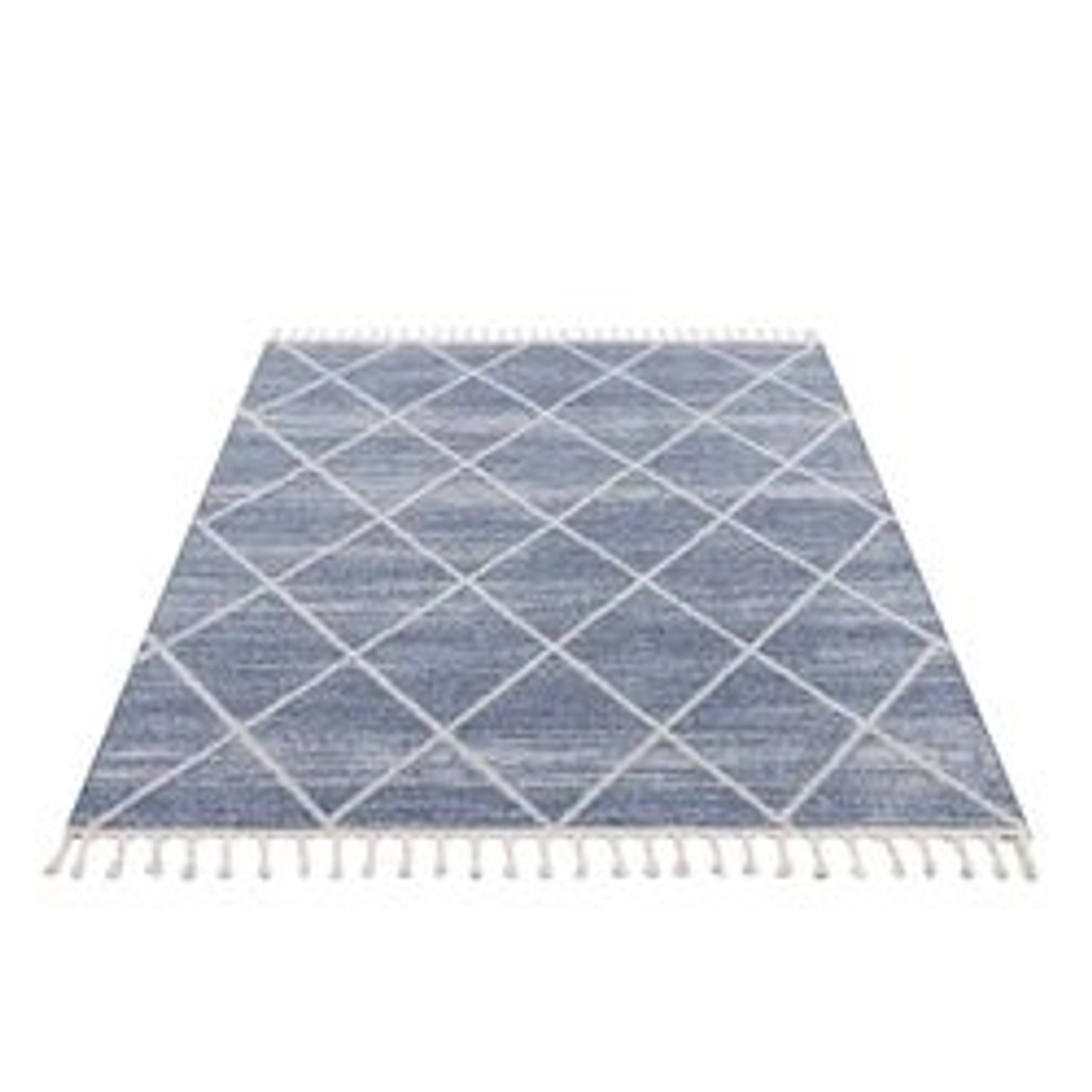 payé Teppich Frays 5 Flachflor 120x170 cm Blue günstig online kaufen