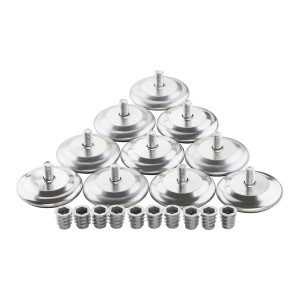 SOTECH 10er Set Verstellfüße MOBILIA Ø50 mm M8x15 inkl. Einschraubmuffen