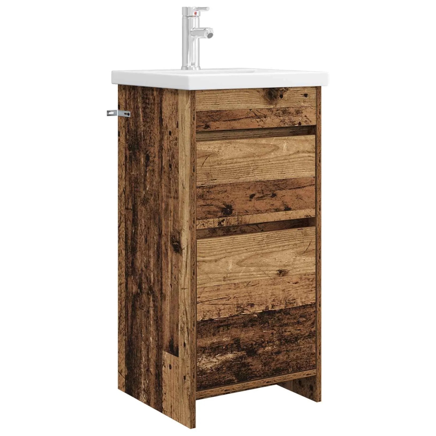 vidaXL Badezimmerschrank mit Waschbecken Altholz 42 x 40 x 84,5 cm 890726