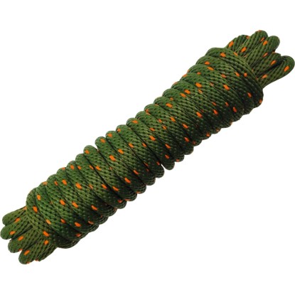 Mehrzweck-Seil Grün-Orange mit Kennfaden 10 m x Ø 15 mm
