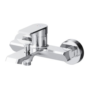 AM.PM Einhebel-Wannenarmatur Flash, Aufputz, Chrom. Badarmatur für die Wanne mit Brauseanschluss.