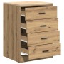 vidaXL Garagen-Aufbewahrungsschrank Artisan-Eiche Massivholz Kiefer 860606_5