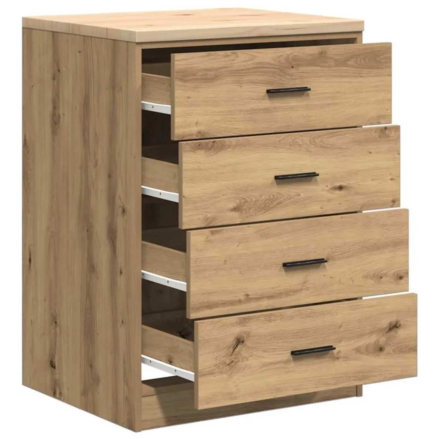 vidaXL Garagen-Aufbewahrungsschrank Artisan-Eiche Massivholz Kiefer 860606_5