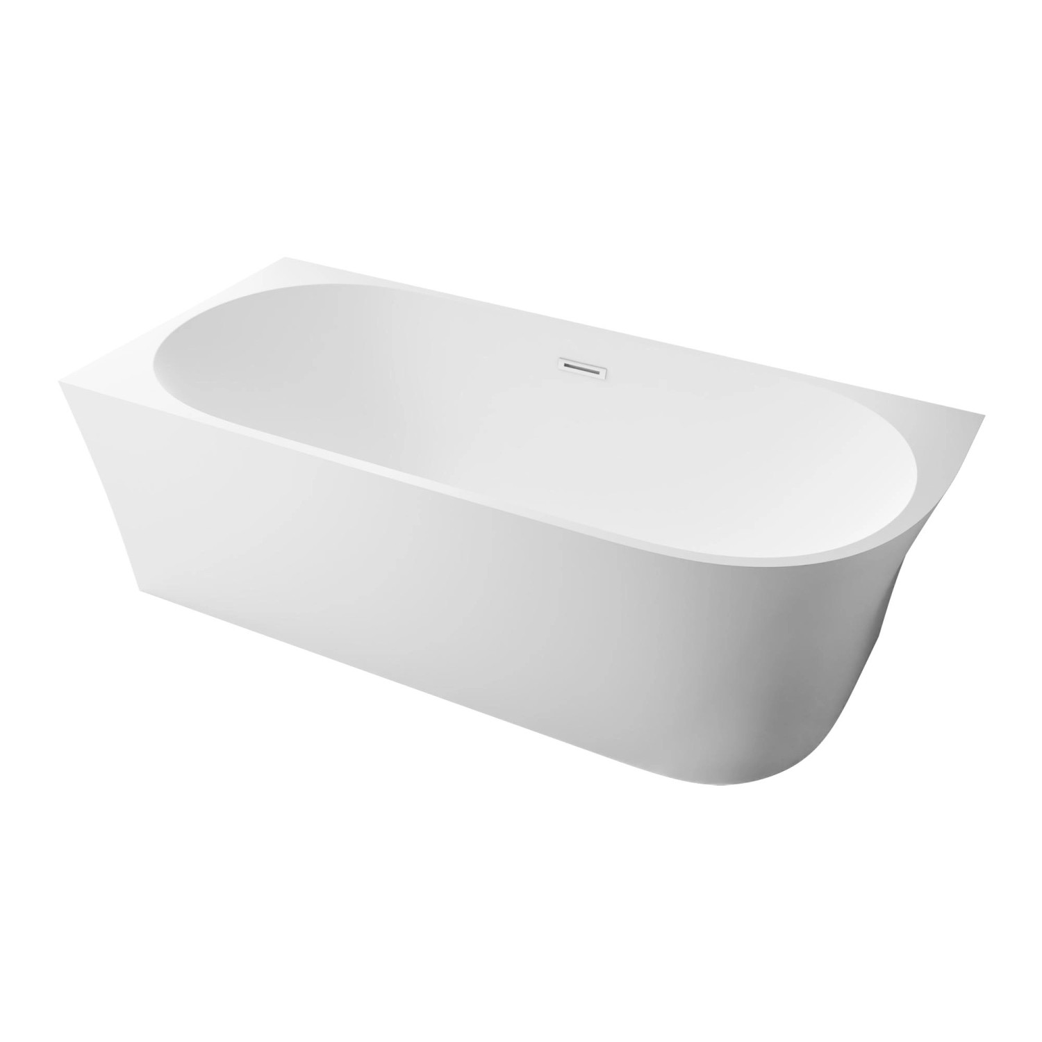 Bernstein Freistehende Badewanne NOVA CORNER Acryl Weiß Matt 170x78 Einbau günstig online kaufen