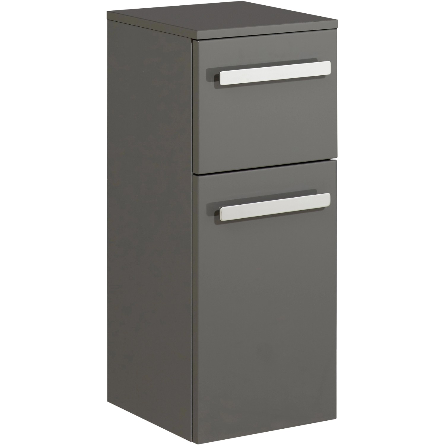 Pelipal Bad-Hochschrank Serie 4005 Quarzgrau Hochglanz 30 cm günstig online kaufen