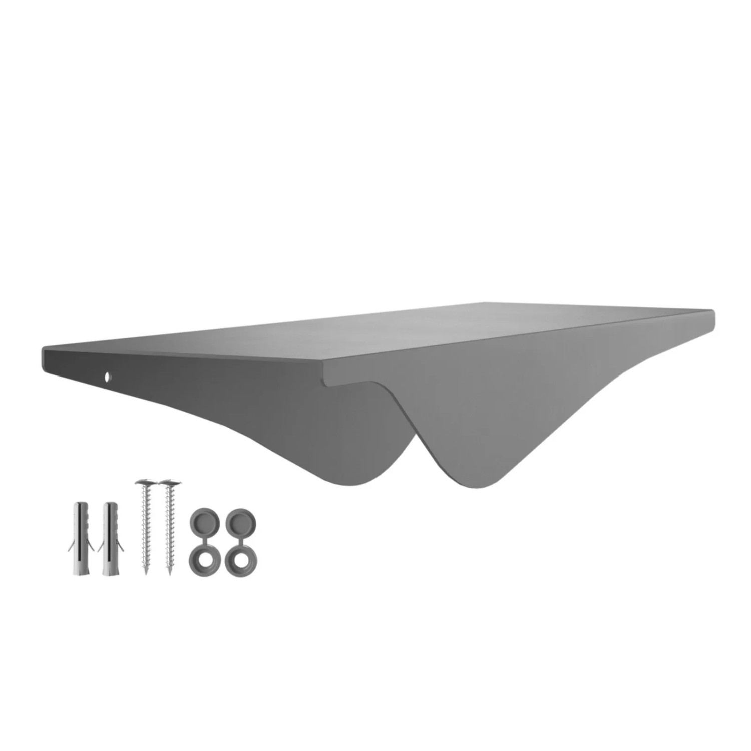 SOTECH Design Wandregal HOVER-VIII 350 x 130 x 80 mm Anthrazit für Wandmont günstig online kaufen