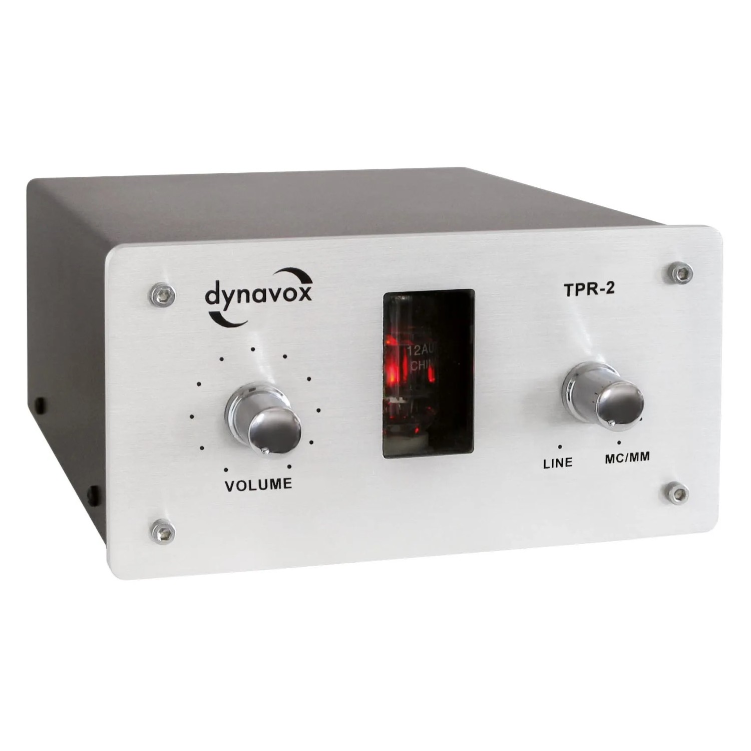 Dynavox TPR-2 Phono-Vorverstärker Sound-Converter Silber