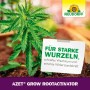 Neudorff Wurzelaktivator GrowRoot mit Pflanze im Beet für starkes Wachstum.