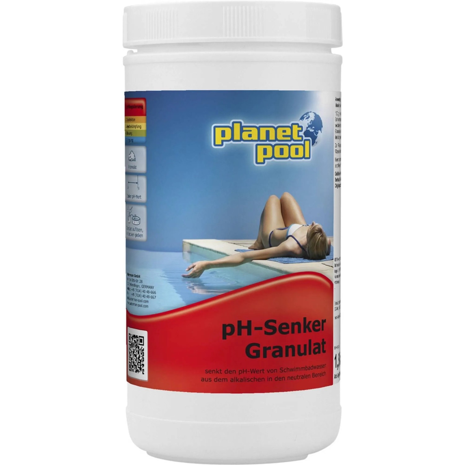 Planet Pool pH Senker Granulat 1,5 kg